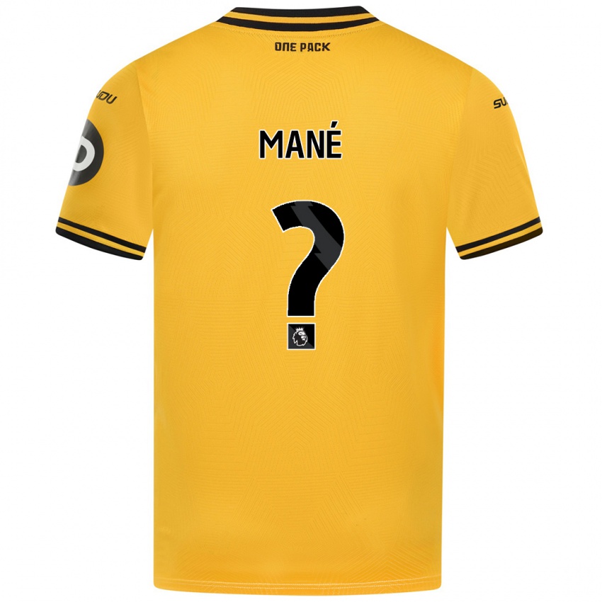 Damen Mateus Mané #0 Gelb Heimtrikot Trikot 2024/25 T-Shirt Österreich