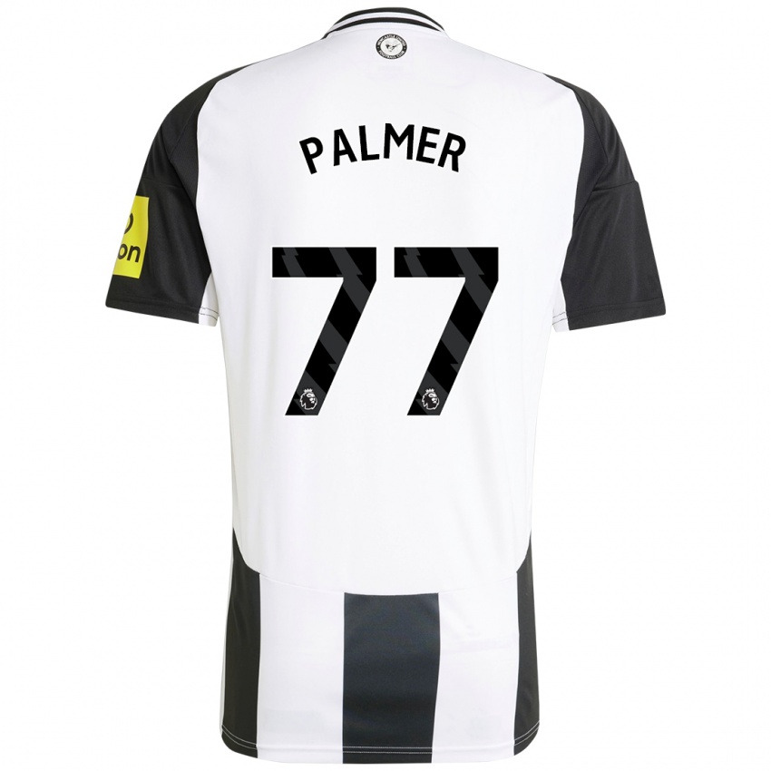 Damen Darren Palmer #77 Weiß Schwarz Heimtrikot Trikot 2024/25 T-Shirt Österreich