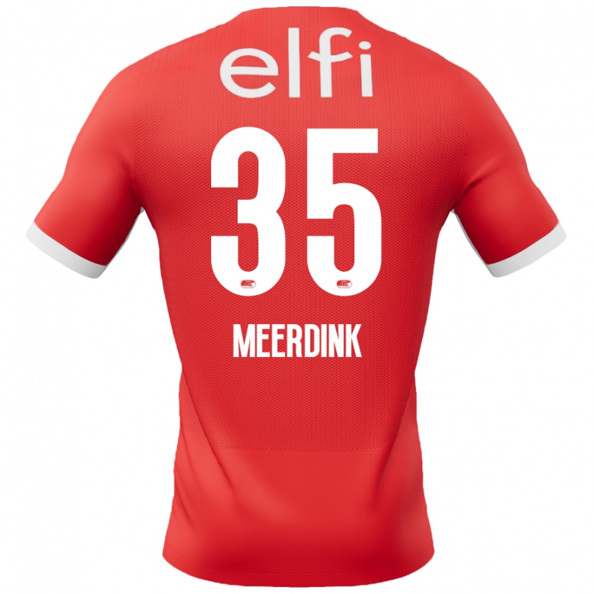 Damen Mexx Meerdink #35 Rot Weiß Heimtrikot Trikot 2024/25 T-Shirt Österreich