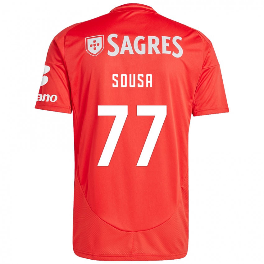 Damen Gerson Sousa #77 Rot Weiß Heimtrikot Trikot 2024/25 T-Shirt Österreich