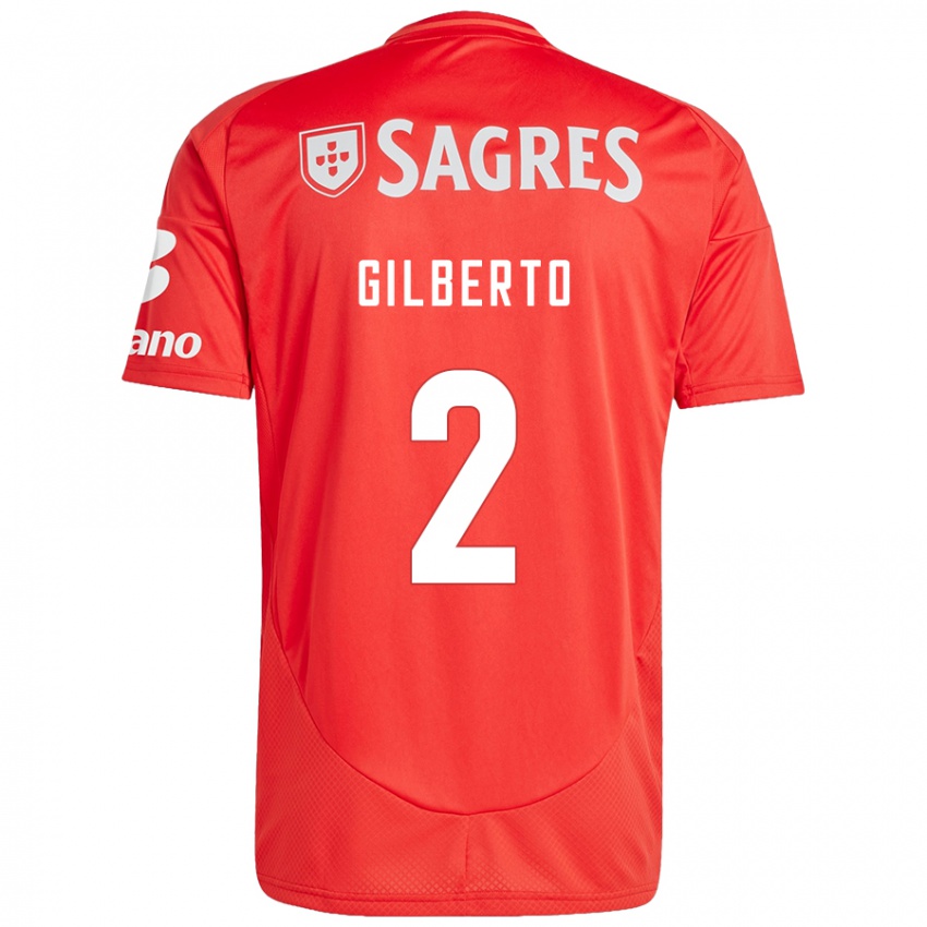 Damen Gilberto #2 Rot Weiß Heimtrikot Trikot 2024/25 T-Shirt Österreich