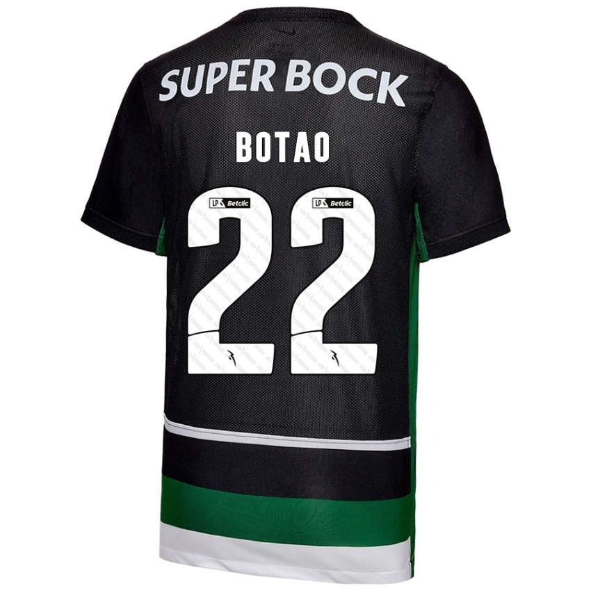 Damen Martim Botão #22 Schwarz Weiß Grün Heimtrikot Trikot 2024/25 T-Shirt Österreich