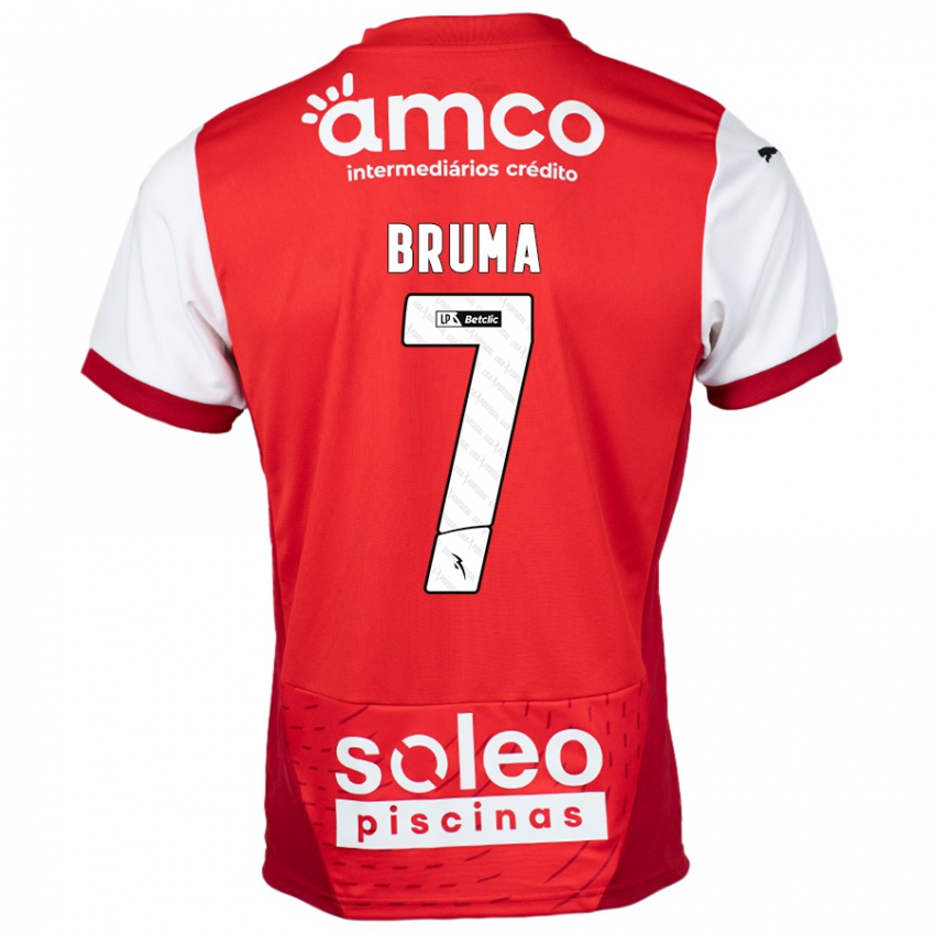 Damen Bruma #7 Rot Weiß Heimtrikot Trikot 2024/25 T-Shirt Österreich