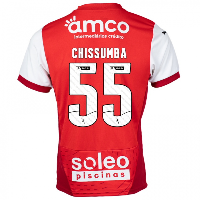 Damen Chissumba #55 Rot Weiß Heimtrikot Trikot 2024/25 T-Shirt Österreich