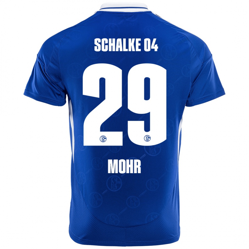 Damen Tobias Mohr #29 Königsblau Heimtrikot Trikot 2024/25 T-Shirt Österreich