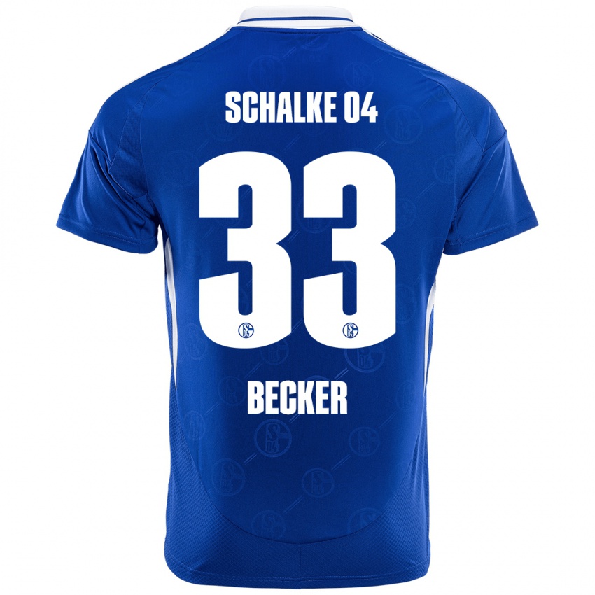 Damen Vitalie Becker #33 Königsblau Heimtrikot Trikot 2024/25 T-Shirt Österreich