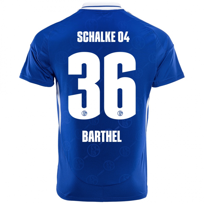 Damen Niklas Barthel #36 Königsblau Heimtrikot Trikot 2024/25 T-Shirt Österreich