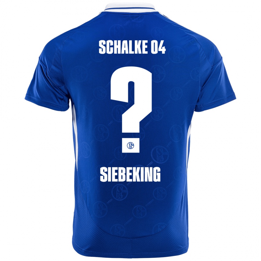 Damen Johannes Siebeking #0 Königsblau Heimtrikot Trikot 2024/25 T-Shirt Österreich