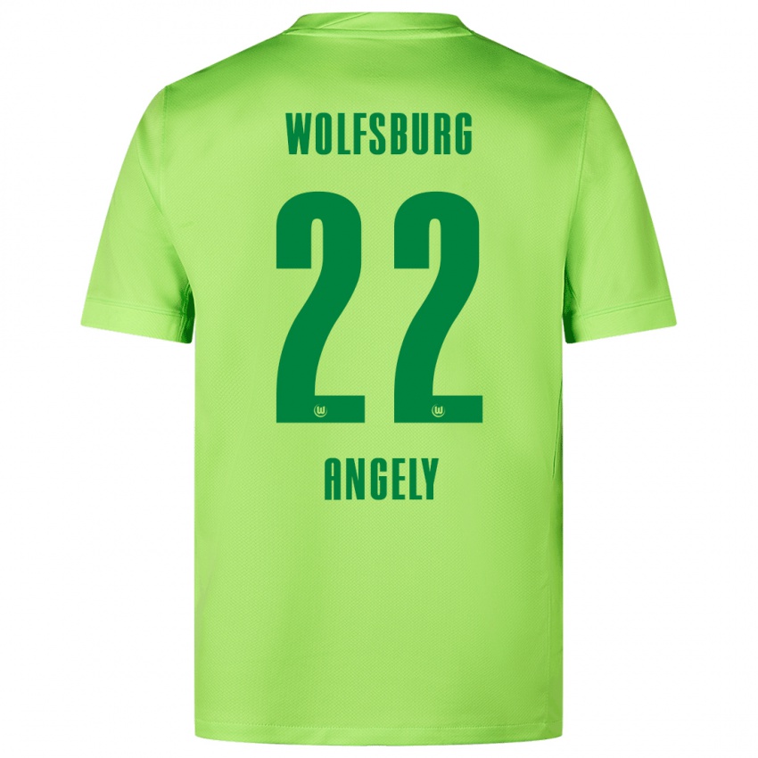 Damen Mathys Angély #22 Fluoreszierendes Grün Heimtrikot Trikot 2024/25 T-Shirt Österreich