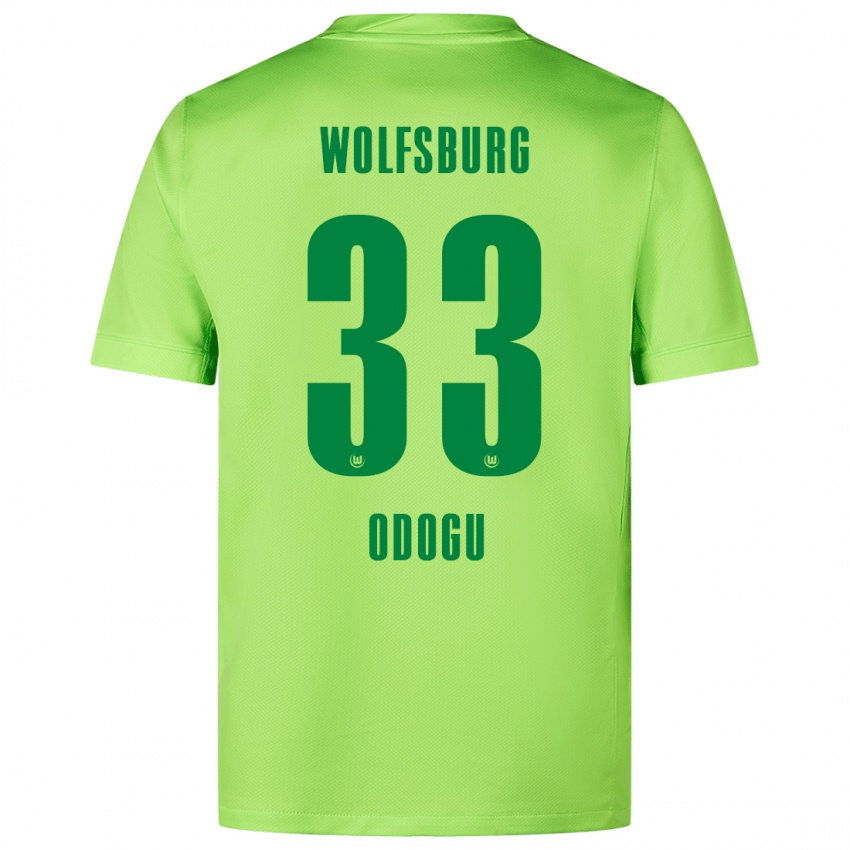 Damen David Odogu #33 Fluoreszierendes Grün Heimtrikot Trikot 2024/25 T-Shirt Österreich