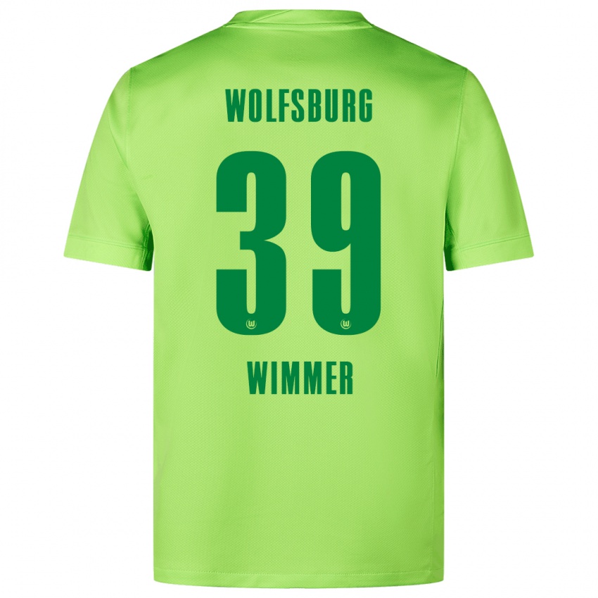 Damen Patrick Wimmer #39 Fluoreszierendes Grün Heimtrikot Trikot 2024/25 T-Shirt Österreich