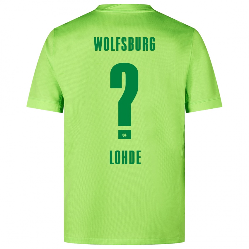 Damen Sven Lohde #0 Fluoreszierendes Grün Heimtrikot Trikot 2024/25 T-Shirt Österreich