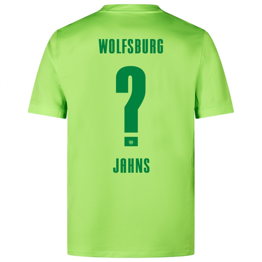 Damen Stefan Jahns #0 Fluoreszierendes Grün Heimtrikot Trikot 2024/25 T-Shirt Österreich