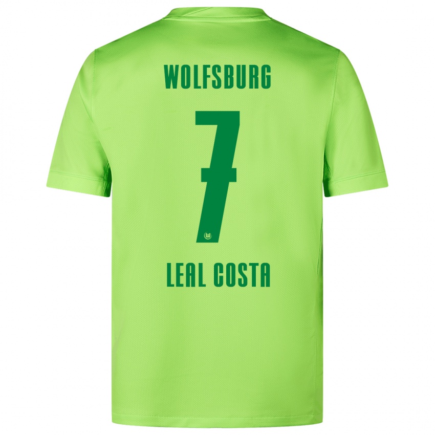 Damen David Leal Costa #7 Fluoreszierendes Grün Heimtrikot Trikot 2024/25 T-Shirt Österreich