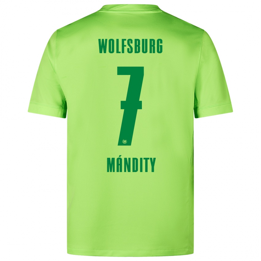 Damen Márkó Mándity #7 Fluoreszierendes Grün Heimtrikot Trikot 2024/25 T-Shirt Österreich