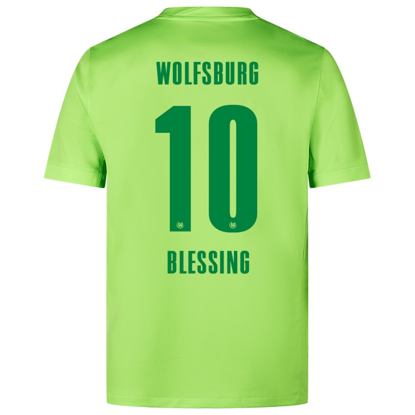 Damen Èlisée Blessing #10 Fluoreszierendes Grün Heimtrikot Trikot 2024/25 T-Shirt Österreich