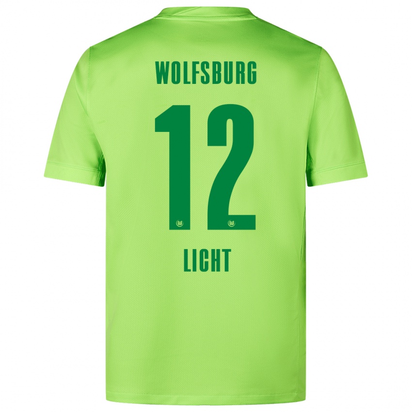 Damen Philipp Licht #12 Fluoreszierendes Grün Heimtrikot Trikot 2024/25 T-Shirt Österreich