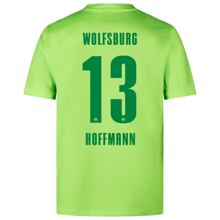 Damen Nils Hoffmann #13 Fluoreszierendes Grün Heimtrikot Trikot 2024/25 T-Shirt Österreich