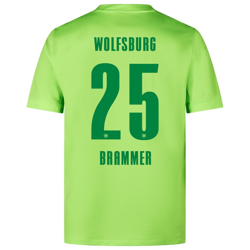 Damen Ole Brammer #25 Fluoreszierendes Grün Heimtrikot Trikot 2024/25 T-Shirt Österreich