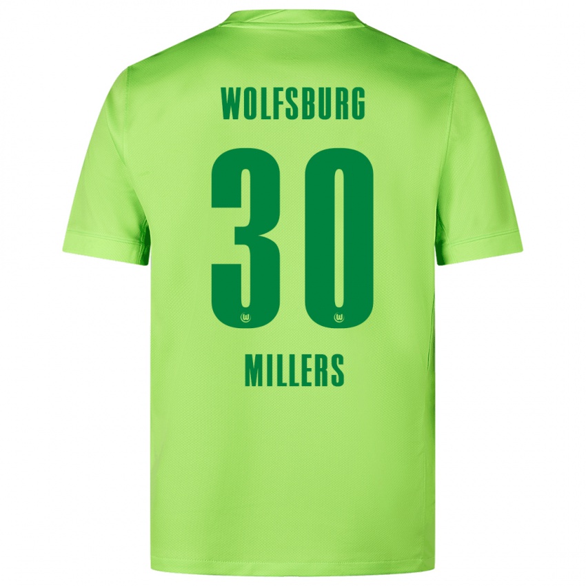 Damen Kristers Millers #30 Fluoreszierendes Grün Heimtrikot Trikot 2024/25 T-Shirt Österreich