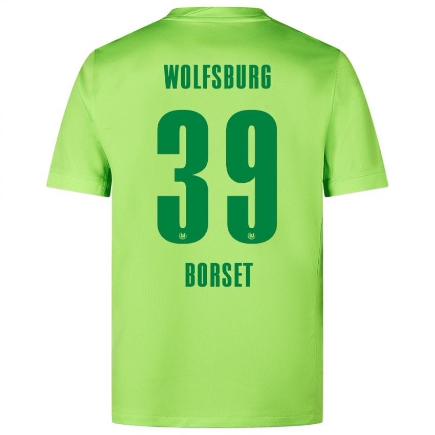 Damen Anders Rønne Børset #39 Fluoreszierendes Grün Heimtrikot Trikot 2024/25 T-Shirt Österreich