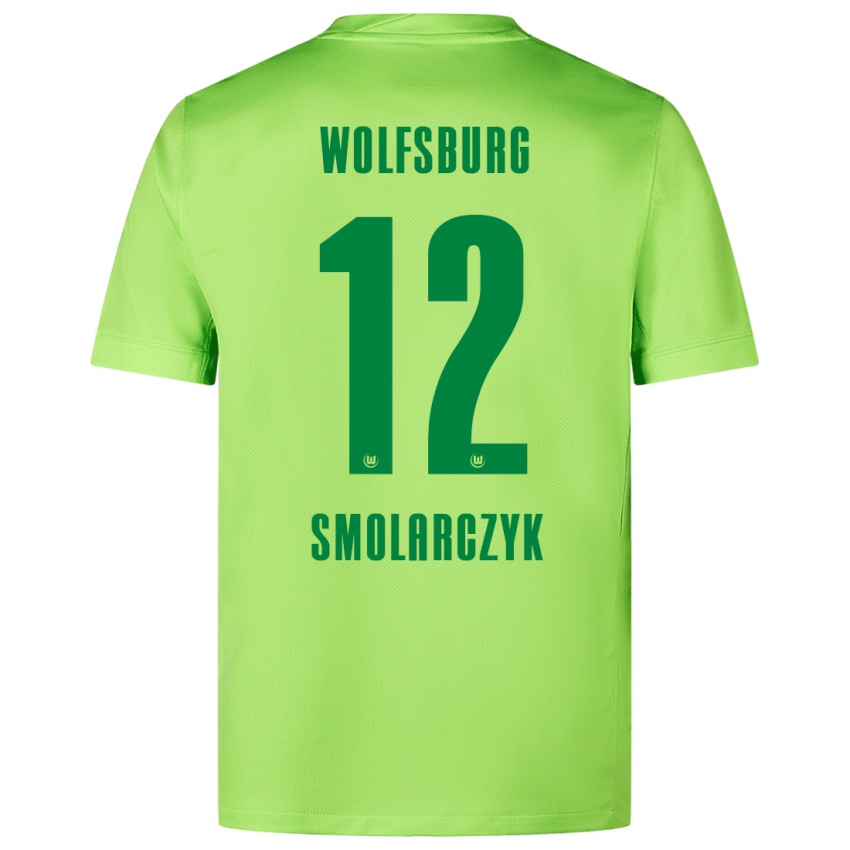 Damen Nelly Smolarczyk #12 Fluoreszierendes Grün Heimtrikot Trikot 2024/25 T-Shirt Österreich