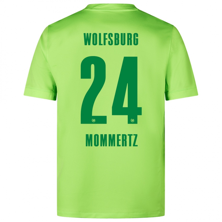 Damen Benjamin Mommertz #24 Fluoreszierendes Grün Heimtrikot Trikot 2024/25 T-Shirt Österreich