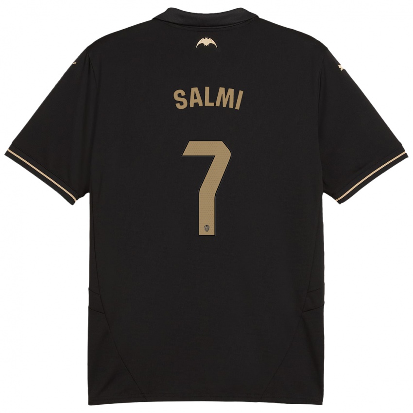 Damen Iina Salmi #7 Schwarz Auswärtstrikot Trikot 2024/25 T-Shirt Österreich