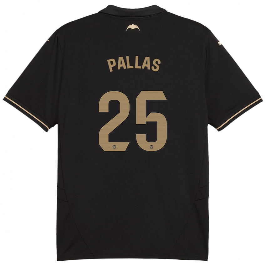 Damen Nerea Pallas #25 Schwarz Auswärtstrikot Trikot 2024/25 T-Shirt Österreich