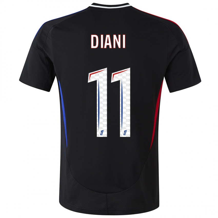 Damen Kadidiatou Diani #11 Schwarz Auswärtstrikot Trikot 2024/25 T-Shirt Österreich