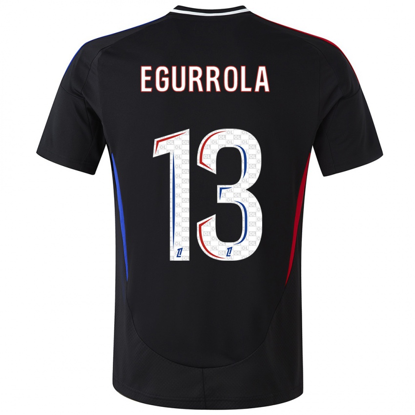 Damen Damaris Egurrola #13 Schwarz Auswärtstrikot Trikot 2024/25 T-Shirt Österreich