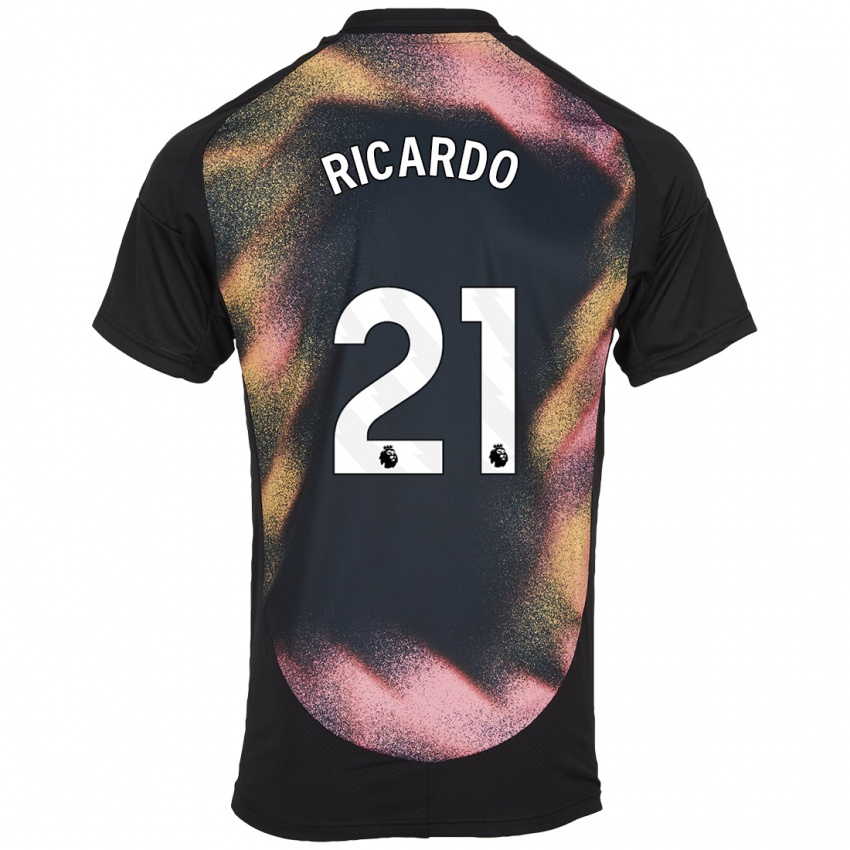 Damen Ricardo Pereira #21 Schwarz Weiß Auswärtstrikot Trikot 2024/25 T-Shirt Österreich