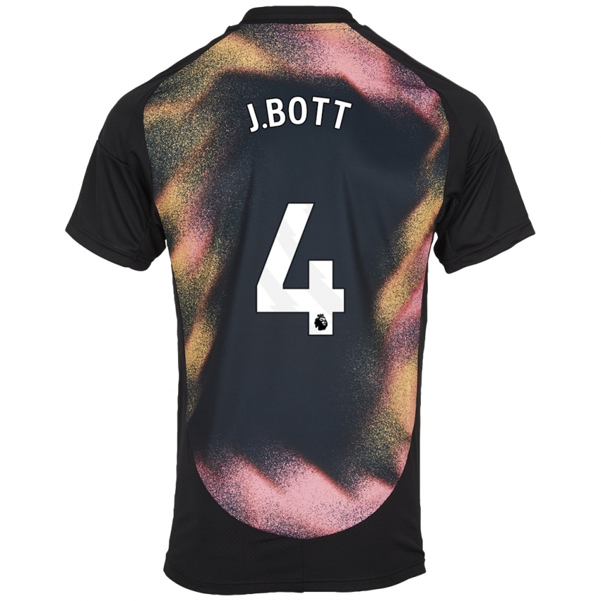 Damen C. J. Bott #4 Schwarz Weiß Auswärtstrikot Trikot 2024/25 T-Shirt Österreich