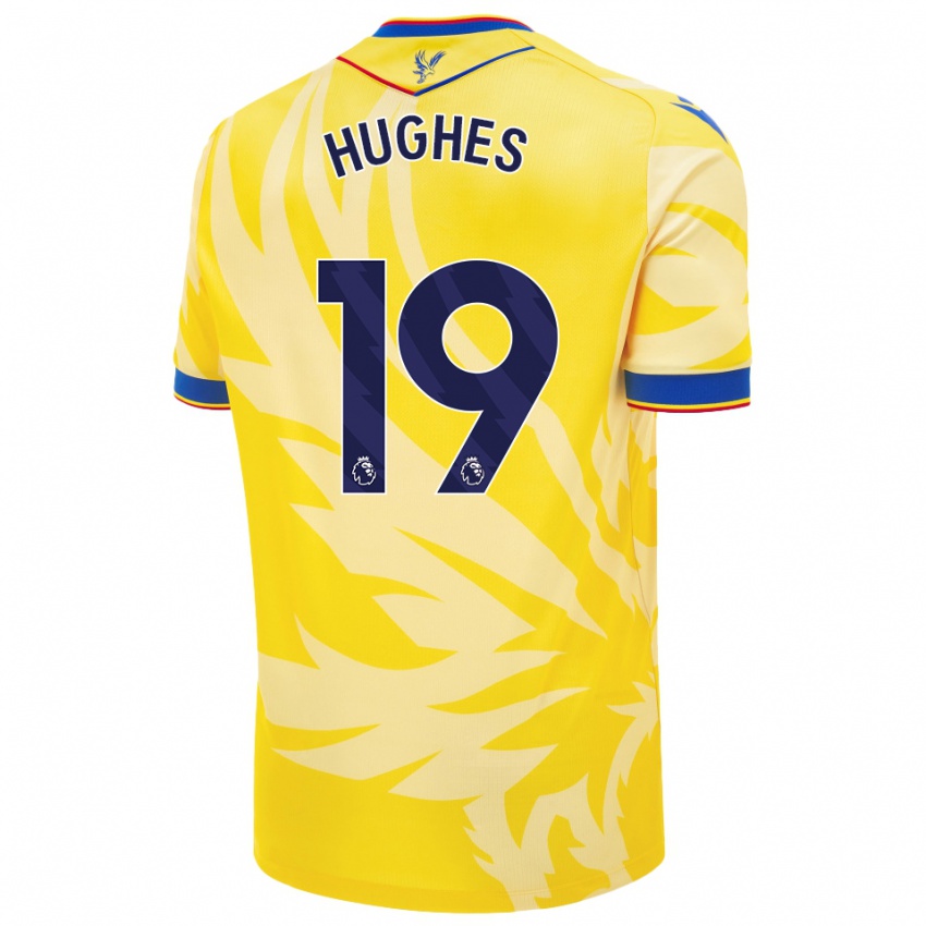 Damen Will Hughes #19 Gelb Auswärtstrikot Trikot 2024/25 T-Shirt Österreich