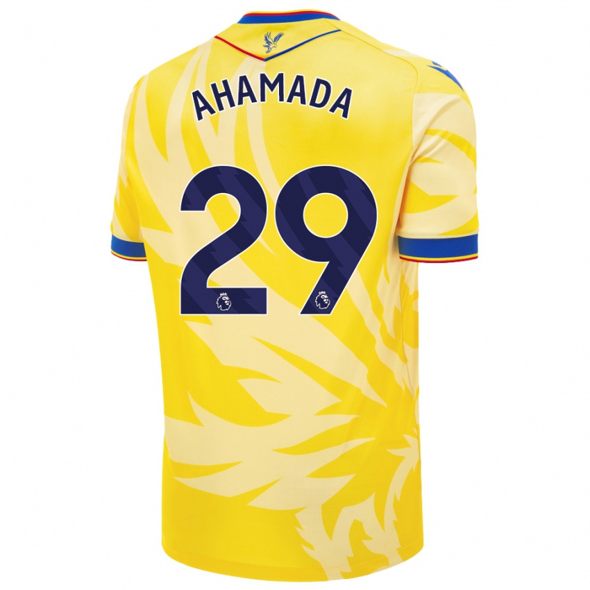 Damen Naouirou Ahamada #29 Gelb Auswärtstrikot Trikot 2024/25 T-Shirt Österreich