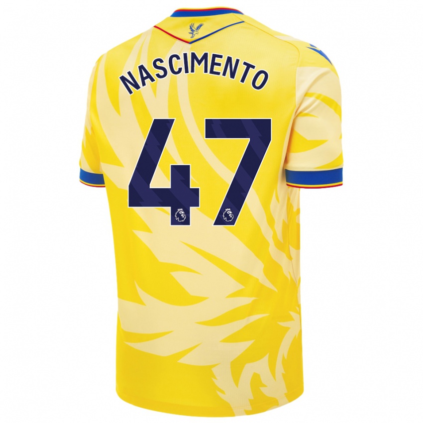 Damen Adler Nascimento #47 Gelb Auswärtstrikot Trikot 2024/25 T-Shirt Österreich