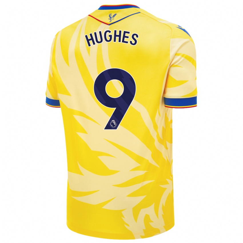 Damen Elise Hughes #9 Gelb Auswärtstrikot Trikot 2024/25 T-Shirt Österreich