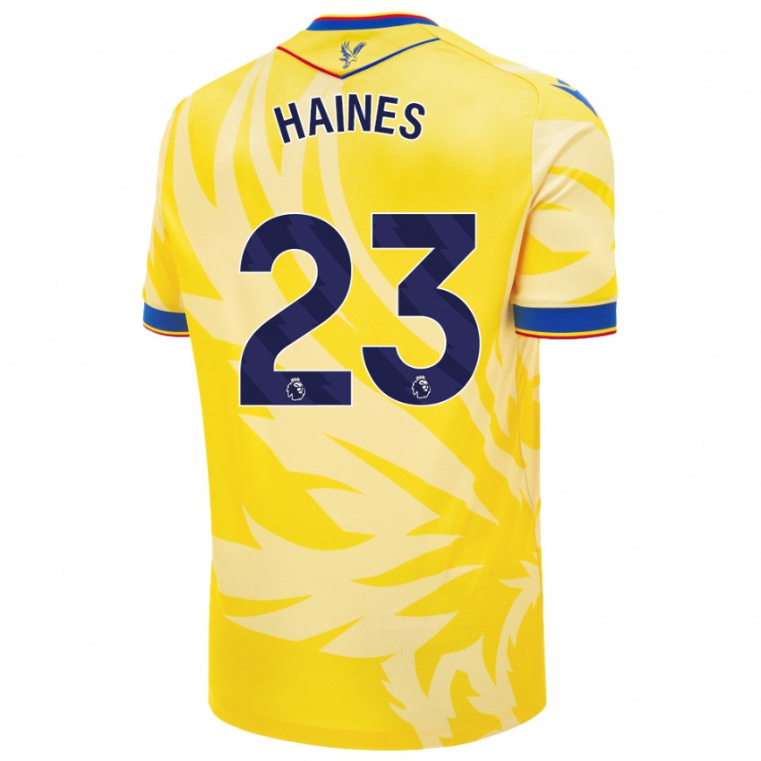 Damen Coral-Jade Haines #23 Gelb Auswärtstrikot Trikot 2024/25 T-Shirt Österreich