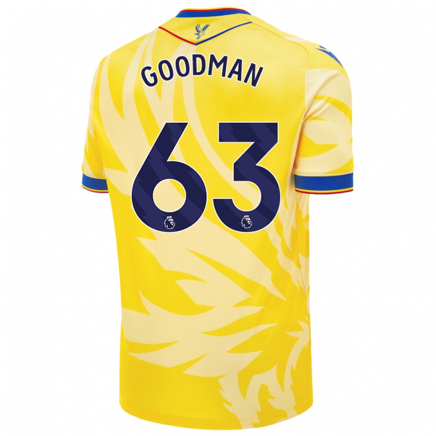 Damen Owen Goodman #63 Gelb Auswärtstrikot Trikot 2024/25 T-Shirt Österreich