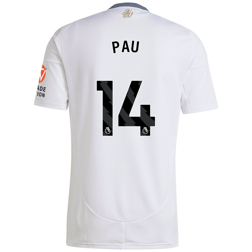 Damen Pau Torres #14 Weiß Auswärtstrikot Trikot 2024/25 T-Shirt Österreich