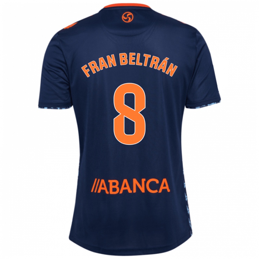 Damen Fran Beltran #8 Marineblau Auswärtstrikot Trikot 2024/25 T-Shirt Österreich