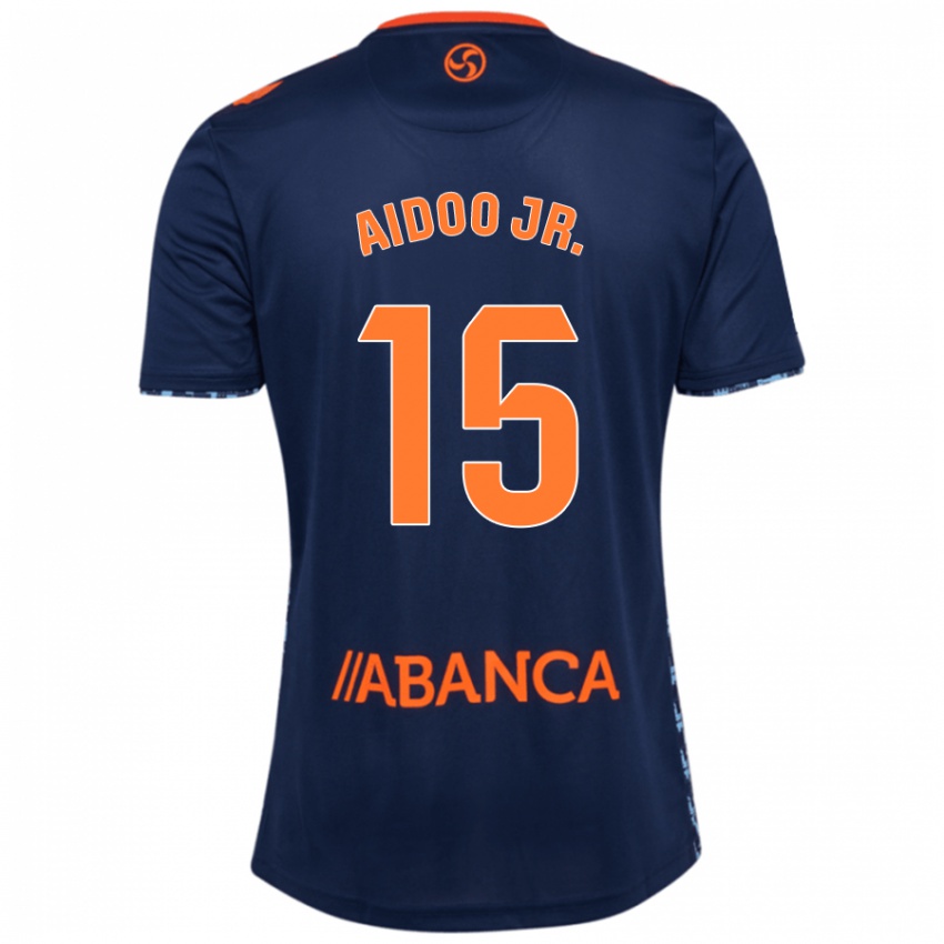 Damen Joseph Aidoo #15 Marineblau Auswärtstrikot Trikot 2024/25 T-Shirt Österreich