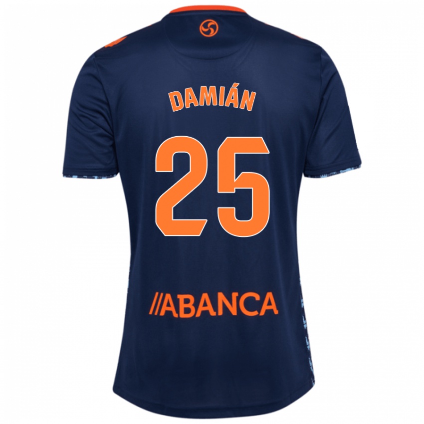 Damen Damián Rodríguez #25 Marineblau Auswärtstrikot Trikot 2024/25 T-Shirt Österreich