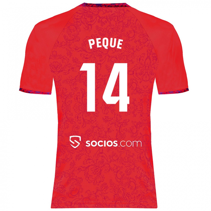 Damen Peque Fernández #14 Rot Auswärtstrikot Trikot 2024/25 T-Shirt Österreich