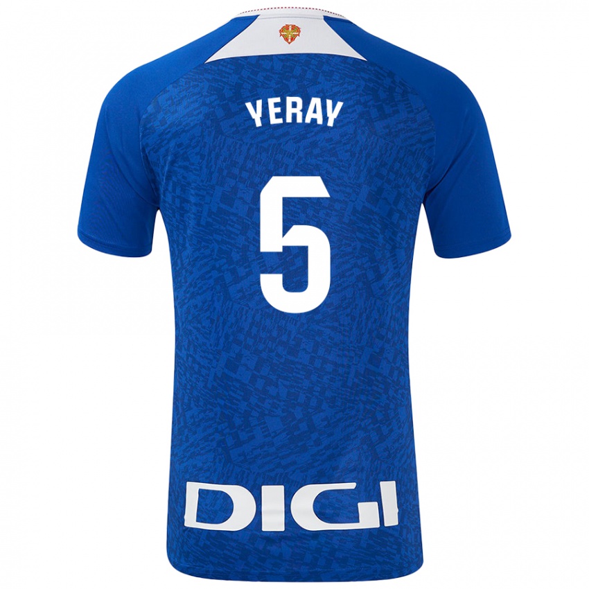 Damen Yeray Alvarez #5 Königsblau Auswärtstrikot Trikot 2024/25 T-Shirt Österreich