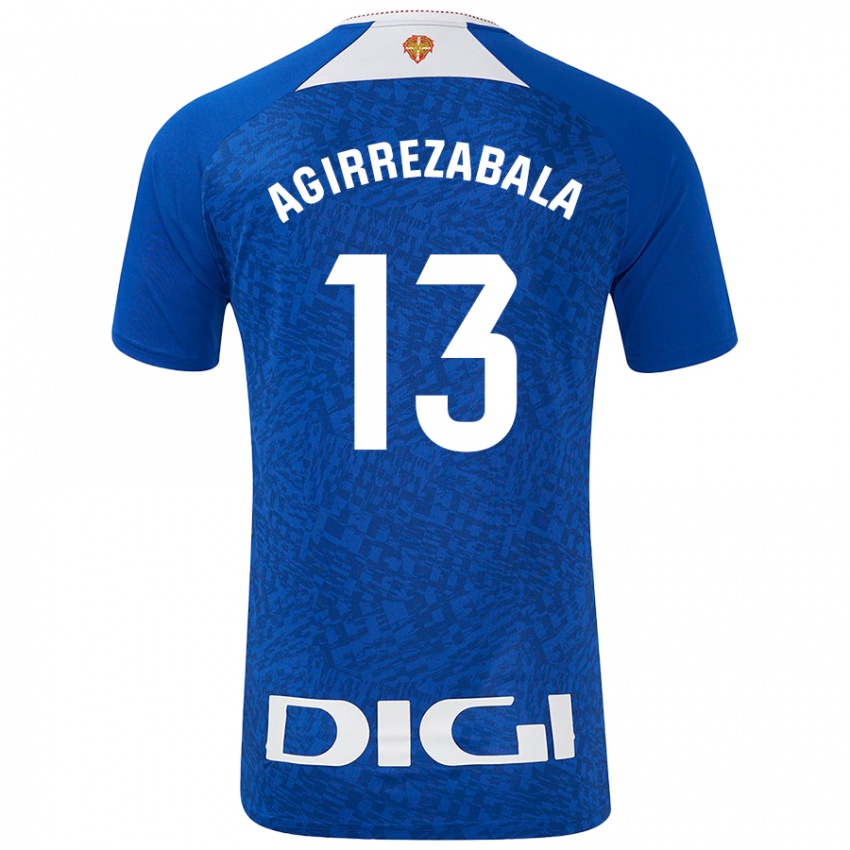 Damen Julen Agirrezabala #13 Königsblau Auswärtstrikot Trikot 2024/25 T-Shirt Österreich