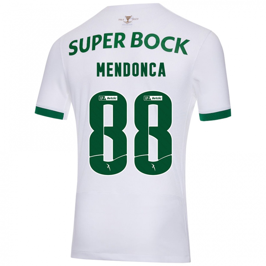 Damen Manuel Mendonça #88 Weiß Grün Auswärtstrikot Trikot 2024/25 T-Shirt Österreich