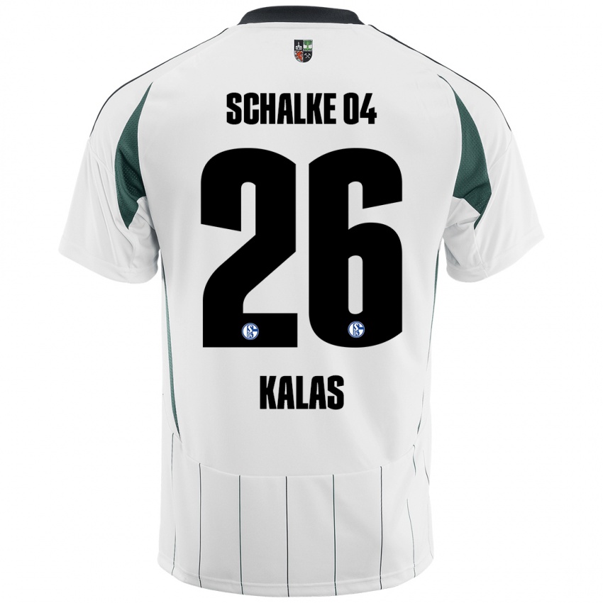 Damen Tomas Kalas #26 Weiß Grün Auswärtstrikot Trikot 2024/25 T-Shirt Österreich