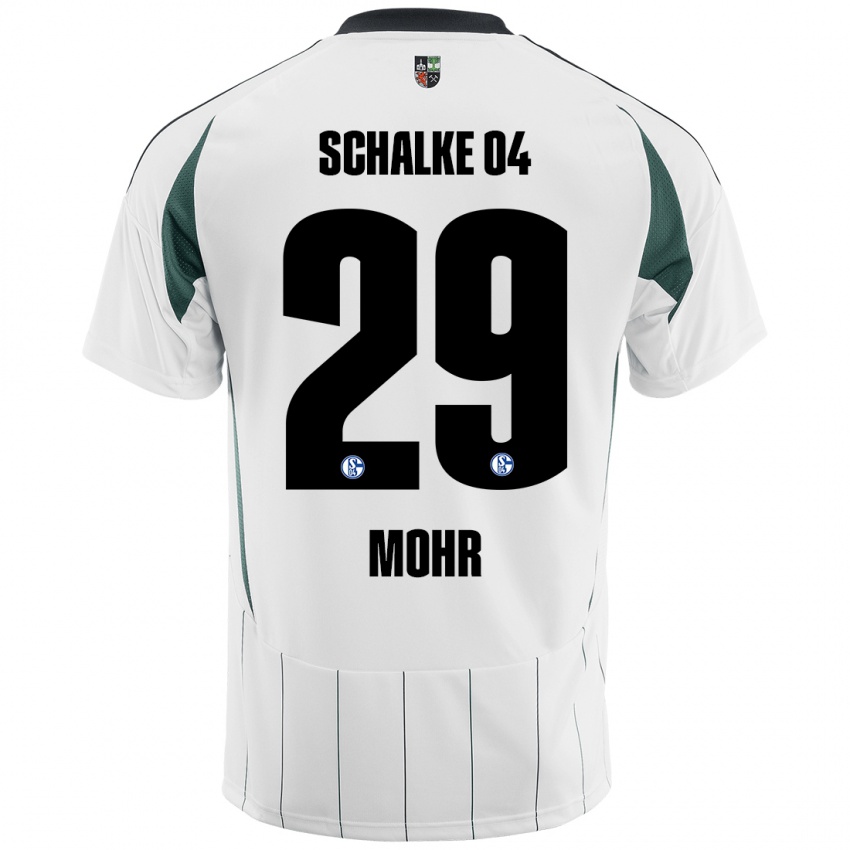 Damen Tobias Mohr #29 Weiß Grün Auswärtstrikot Trikot 2024/25 T-Shirt Österreich