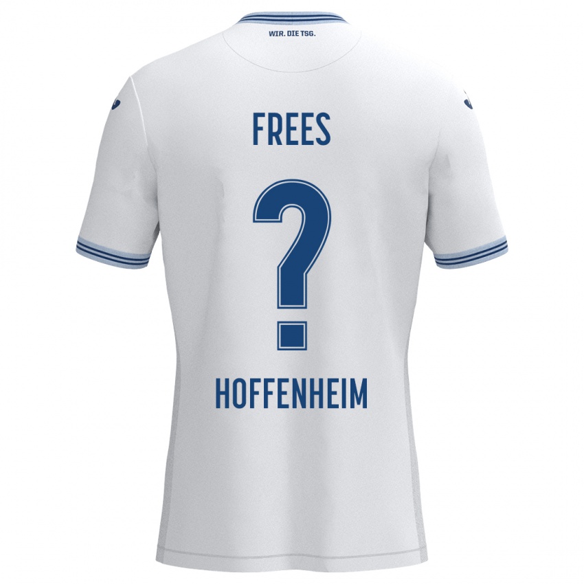 Damen Kelven Frees #0 Weiß Blau Auswärtstrikot Trikot 2024/25 T-Shirt Österreich